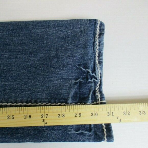 ZCO Jeans Premium Boot Thick Stitched Distressed Flap Pocket Women's Size 11 - Picture 11 of 12